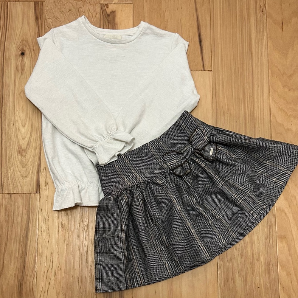 Long sleeve + skirt set